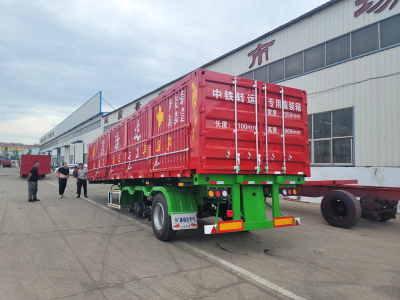 Skeleton Type Side Tipper Semi-Trailers