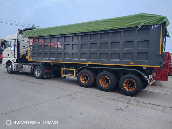 Export U-Type Rear Dump Semi-Trailers