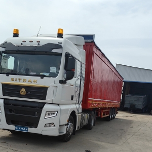 Curtain Side Container Semi-Trailers